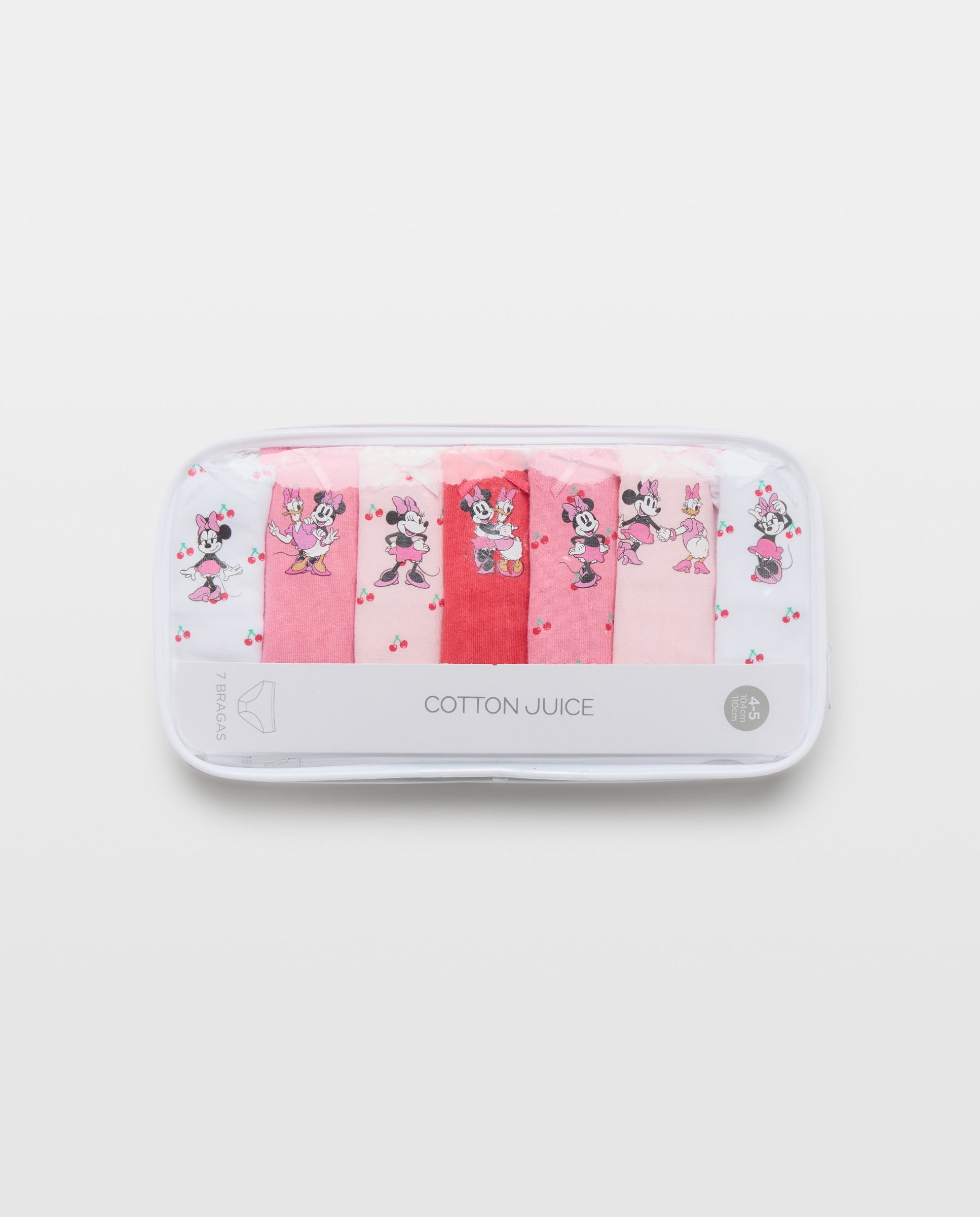 Pack de 7 Cuecas Minnie Rosa-4