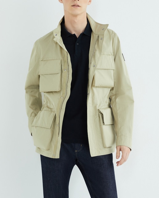 Imagen 0 de Chaqueta de hombre tres cuartos tipo sahariana