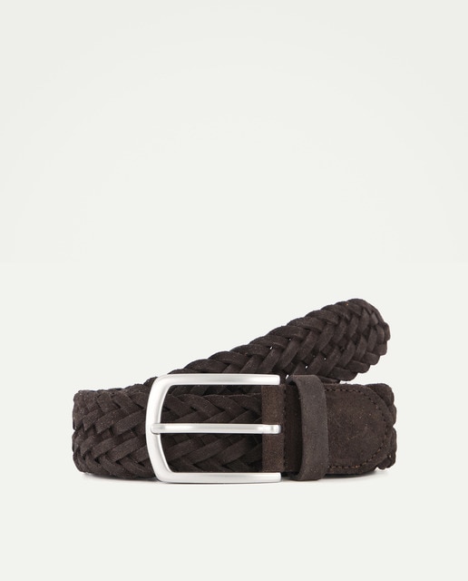 Imagen 0 de Cinturón de piel trenzado de colección.