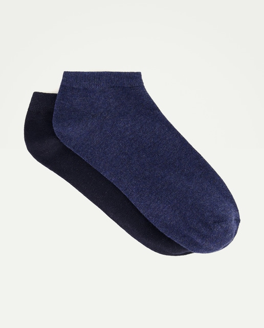 Imagen 0 de Pack 2 calcetines algodón fino tobillero hombre