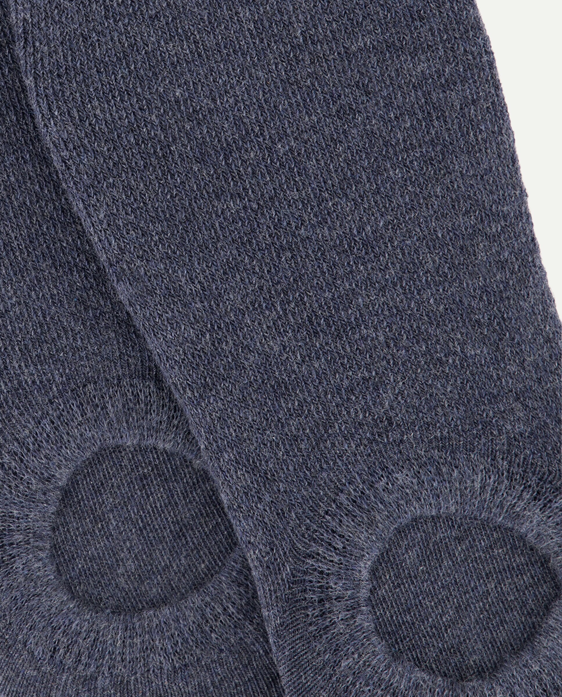 Pack 2 calcetines invisibles algodón fino hombre Azul marino-2