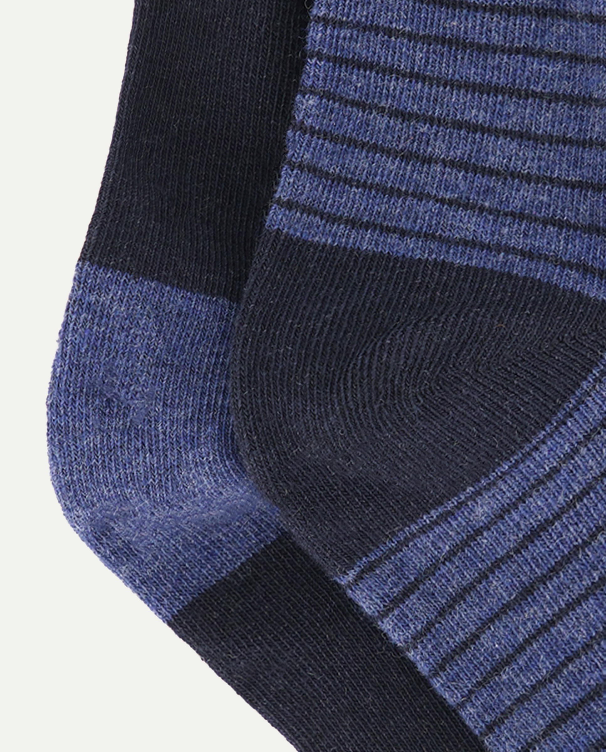 Pack 2 calcetines algodón fino hombre 400 Azul-2
