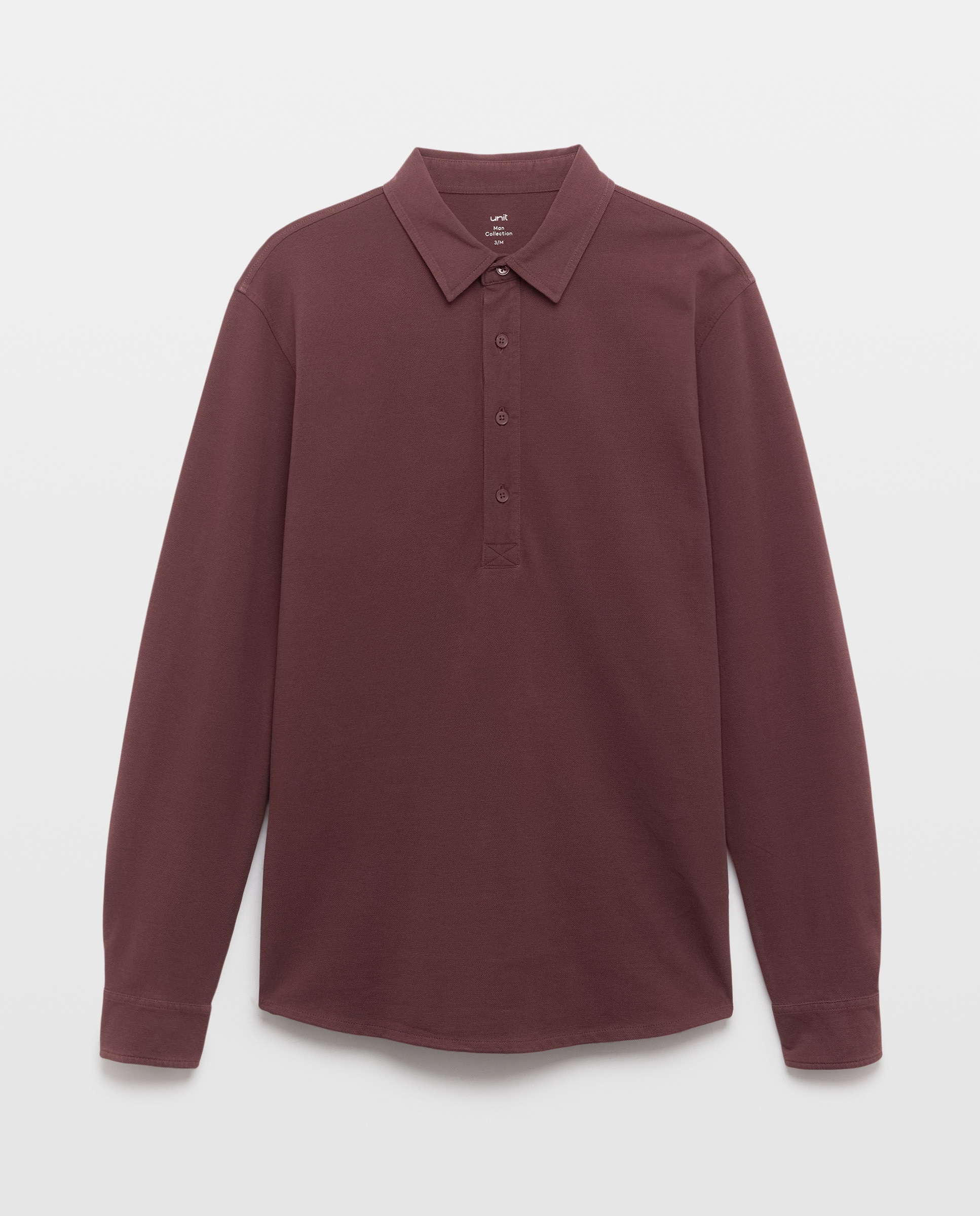 Polo de hombre pique polera liso 200 Rosa-4