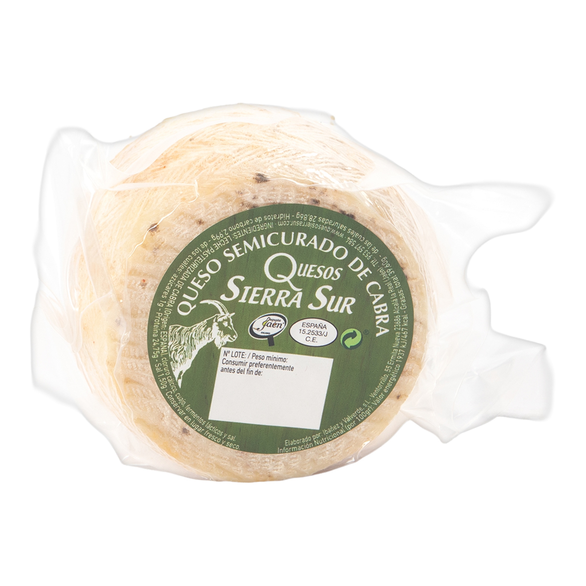 Queso de leche de cabra semicurado Sierra Sur 1