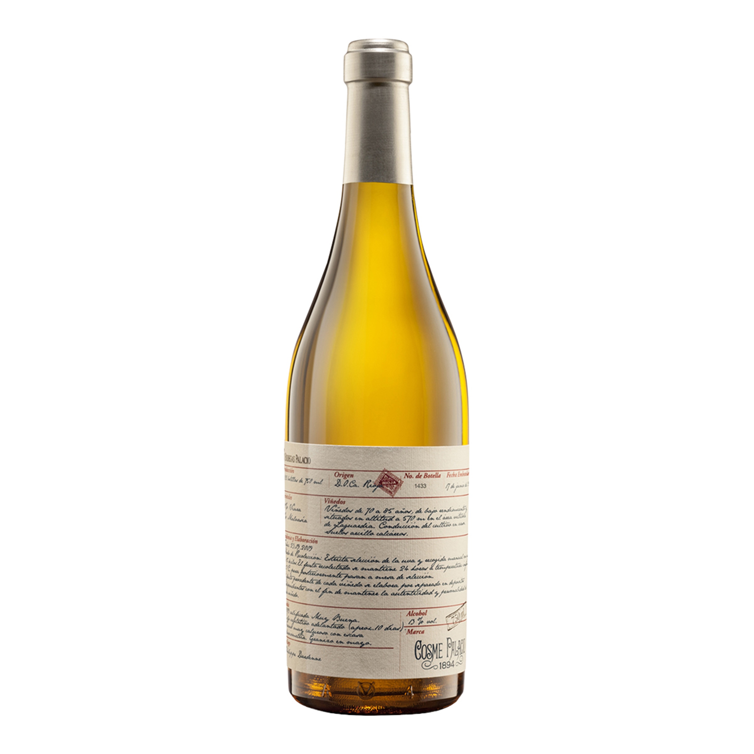 Imagen 0 de Vino blanco Cosme Palacio 2020 1894 Rioja