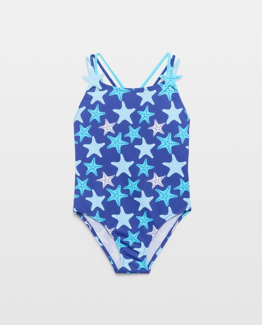 Imagem 0 de Fato de Banho com Estampado de Estrelas-do-Mar