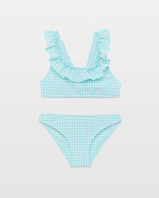 Imagem 0 de Biquíni Vichy com Folho no Decote