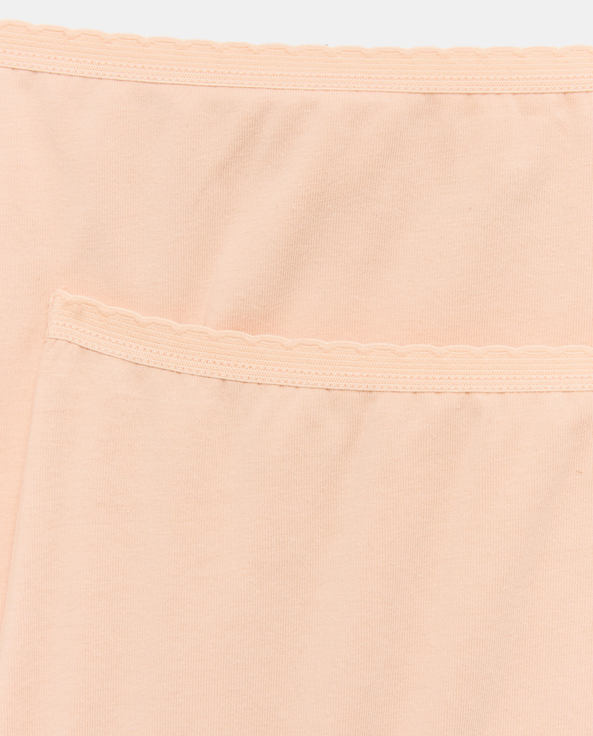 Pack 2 bragas altas lisas algodón Nude-4