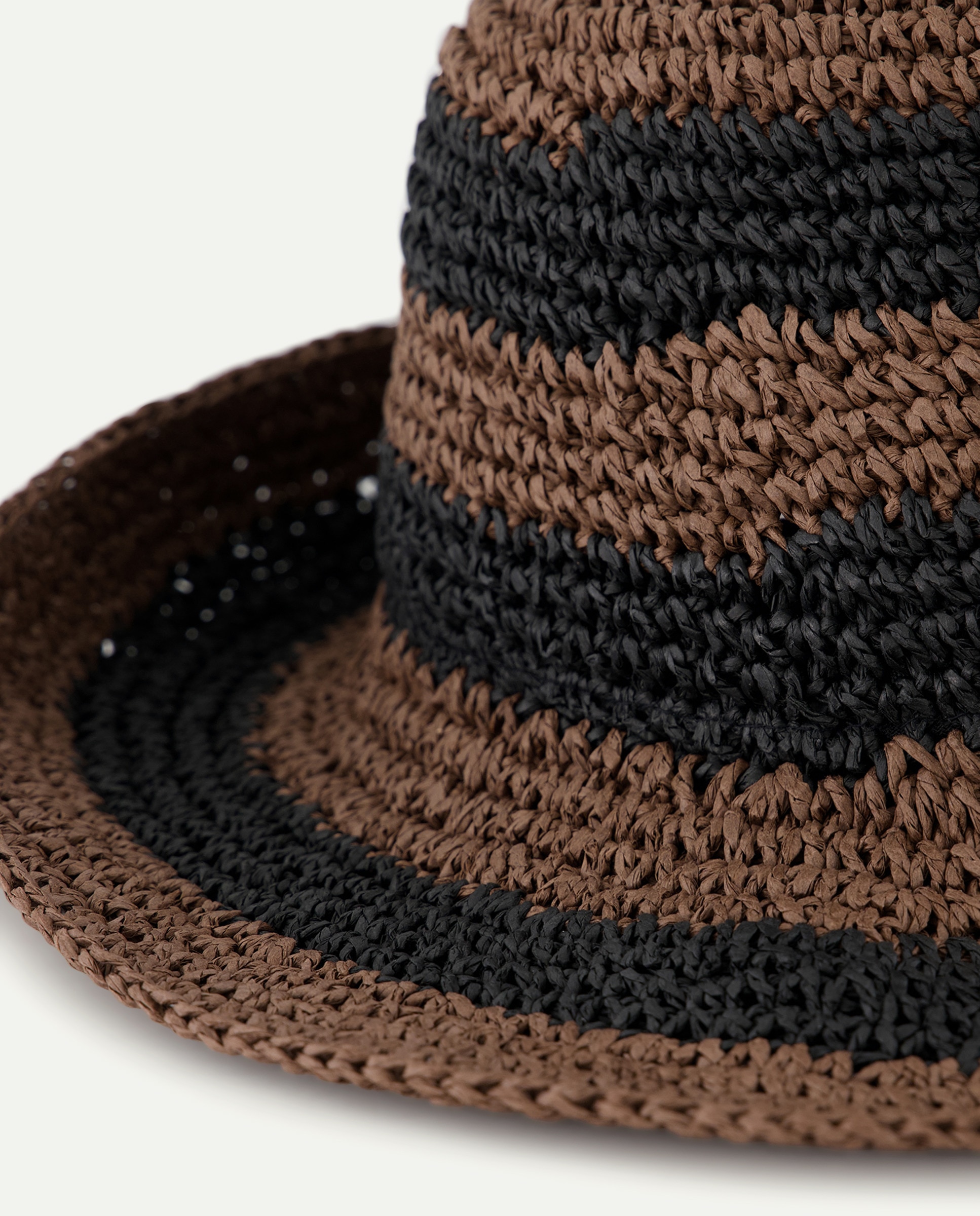 Gorro mujer bitono Marrón-2