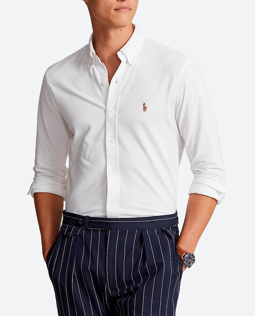 Imagen 0 de Camisa de hombre de oxford piqué Regular fit