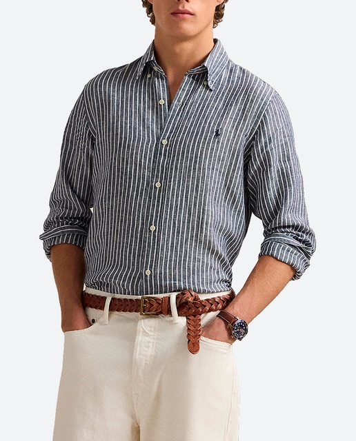 Imagen 0 de Camisa de hombre de lino Regular fit