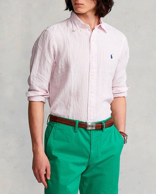 Imagen 0 de Camisa de hombre de lino Regular fit