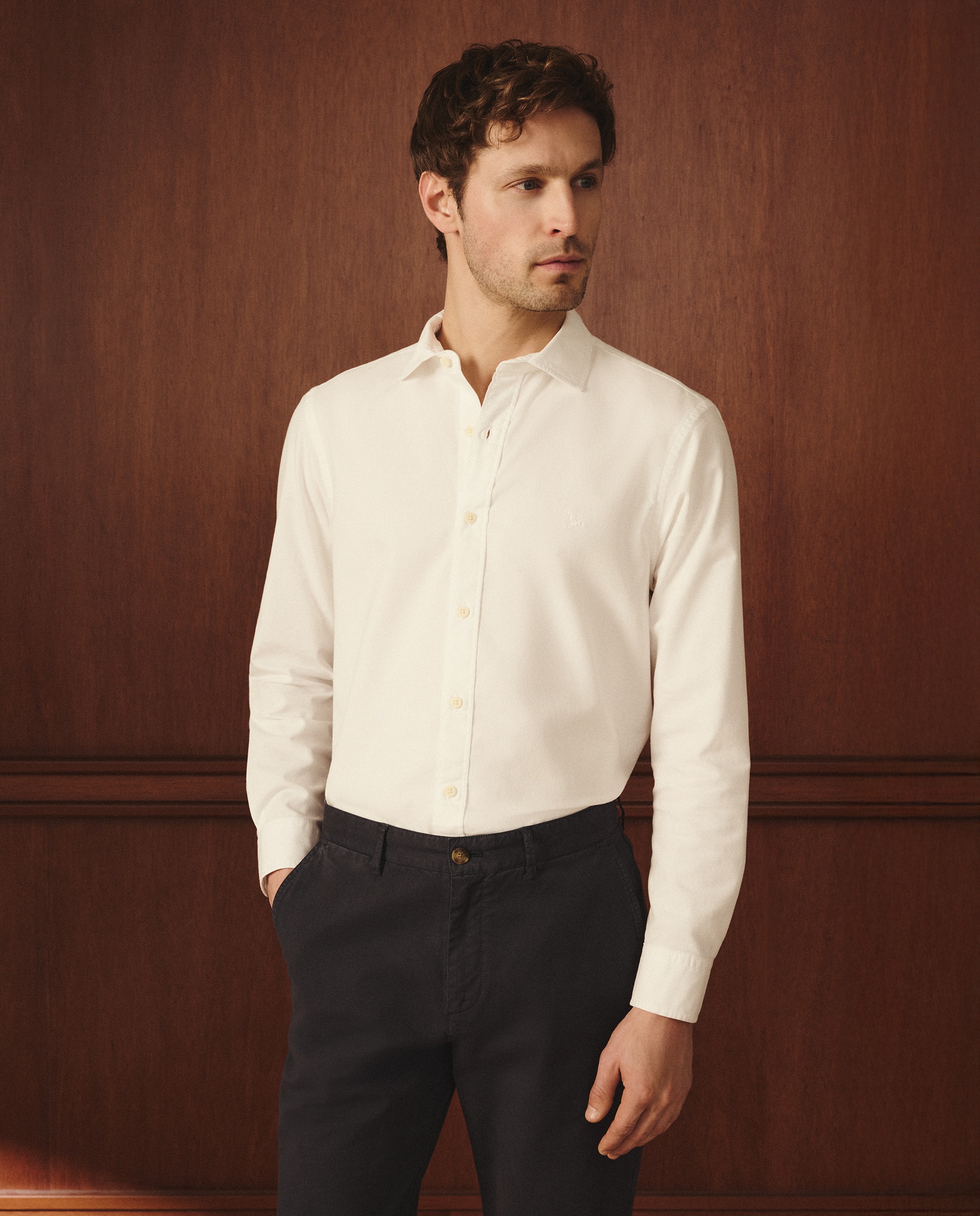 Imagem 0 de Camisa Oxford Slim Fit