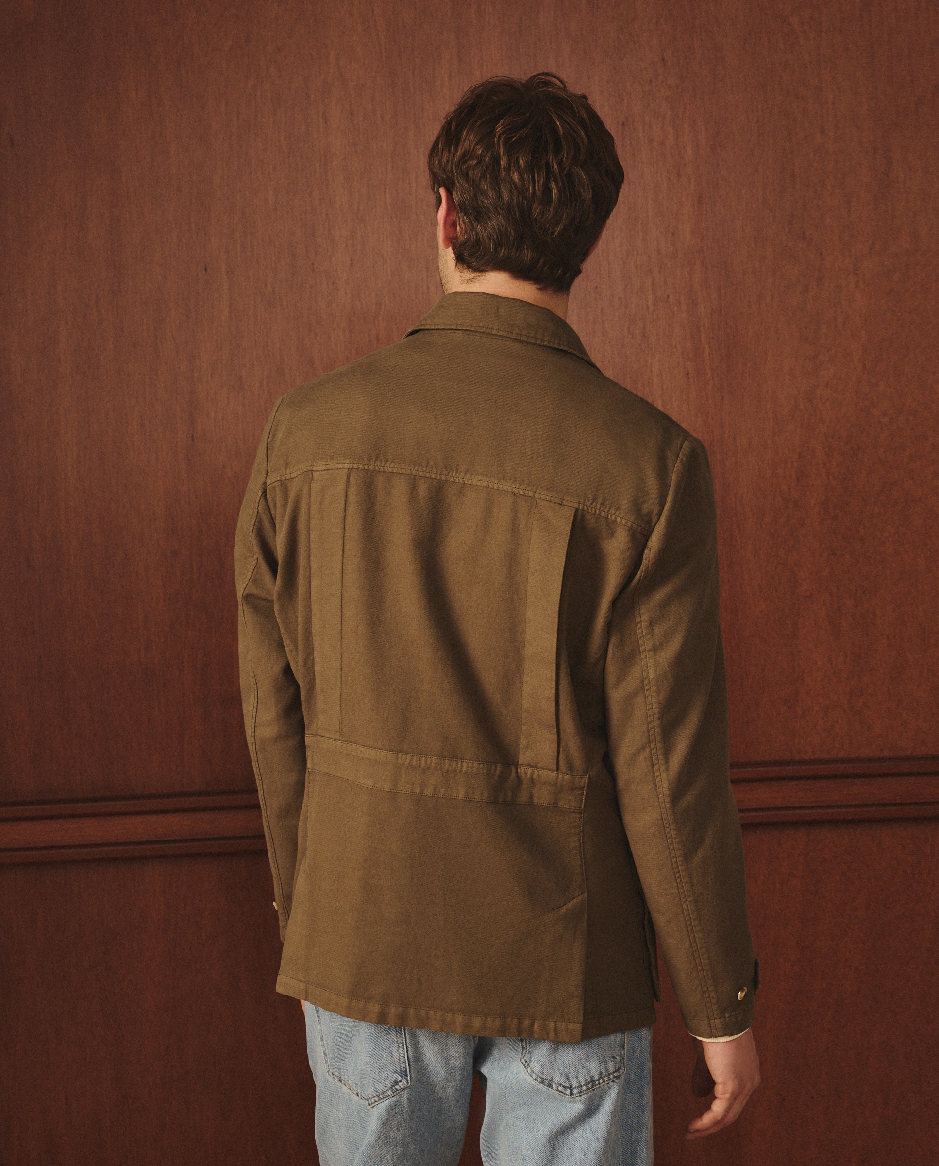 Casaco Safari Caqui-4