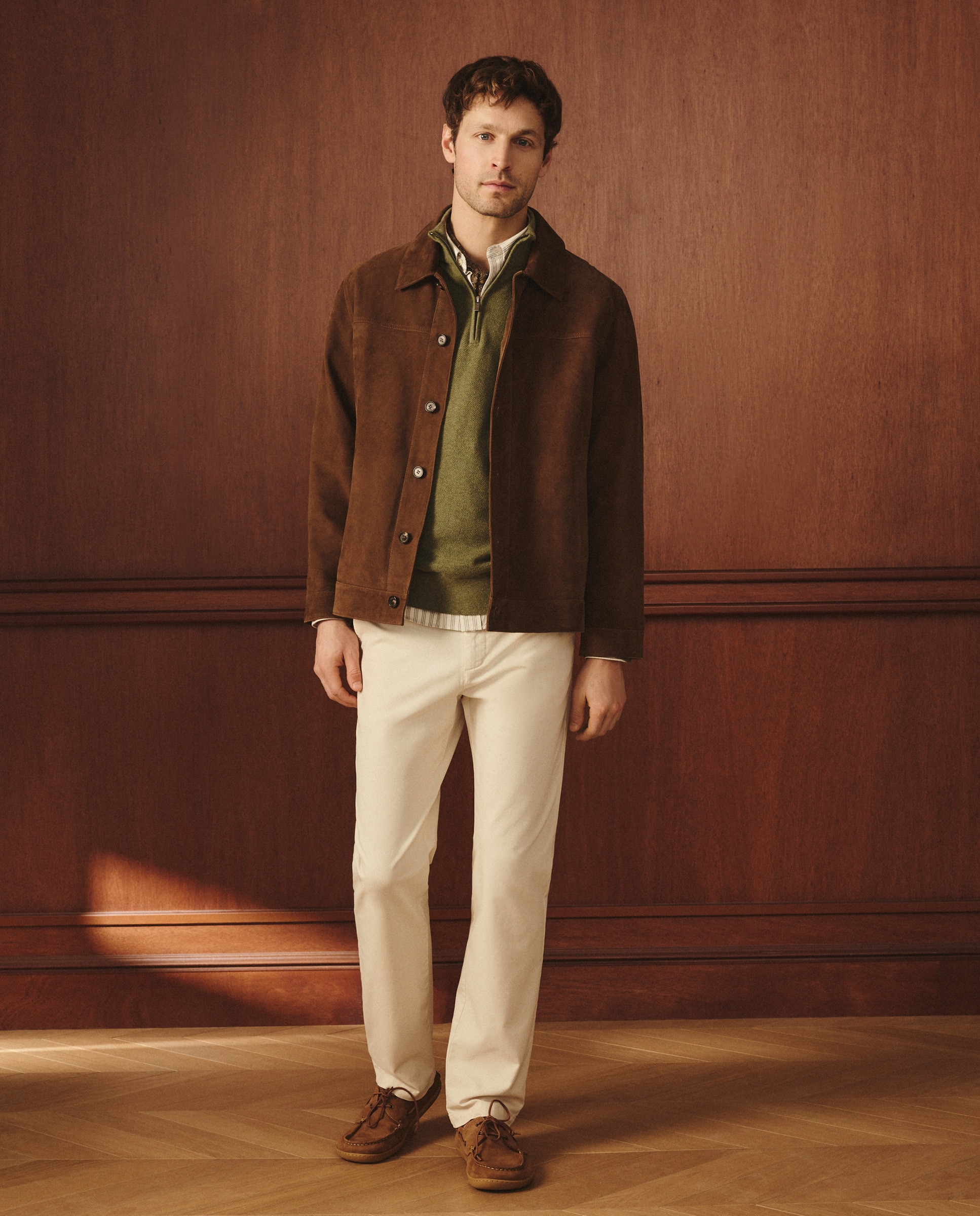 Casaco de Camurça Camel-2