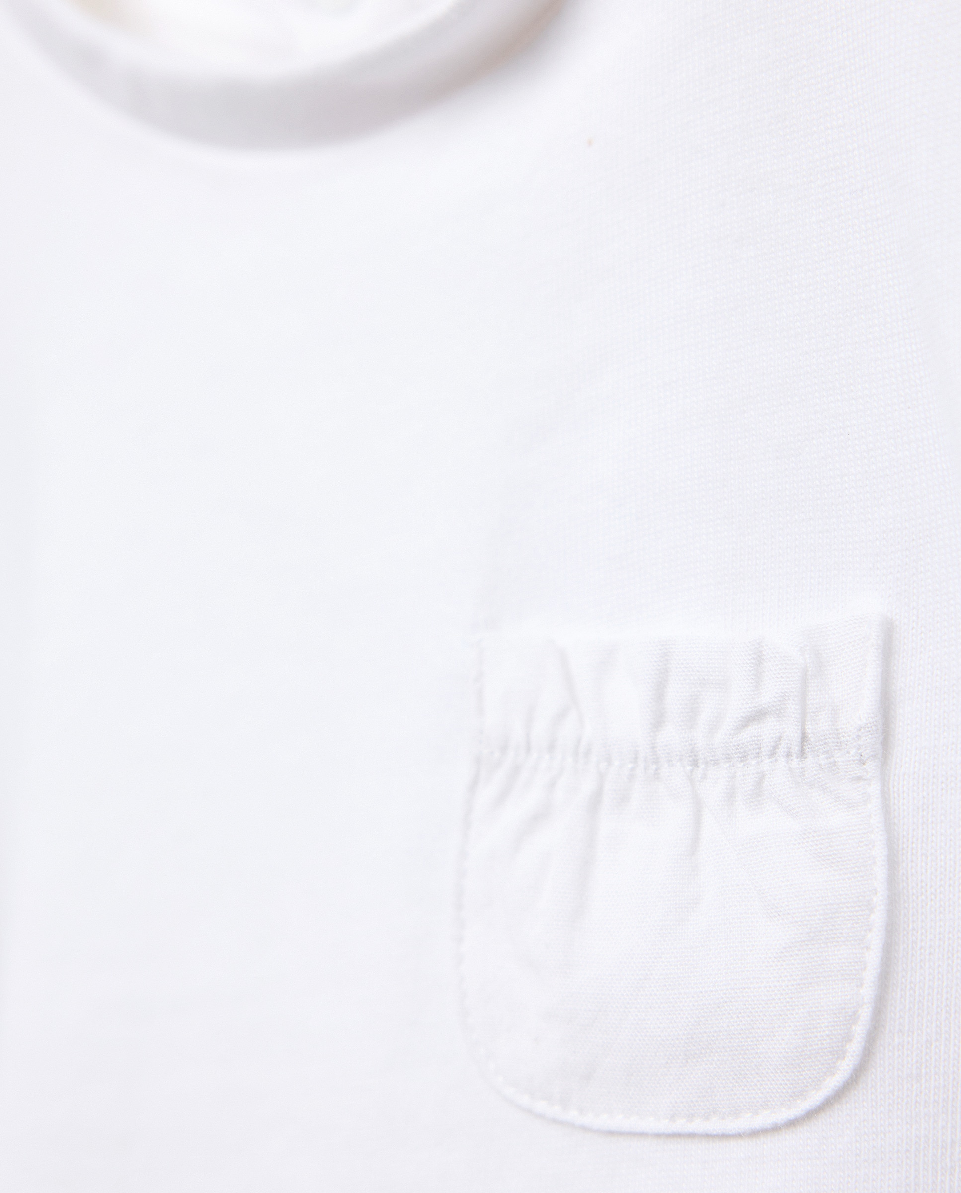 T-shirt de Bebé com Manga Curta e Bolso Especial Branco-3