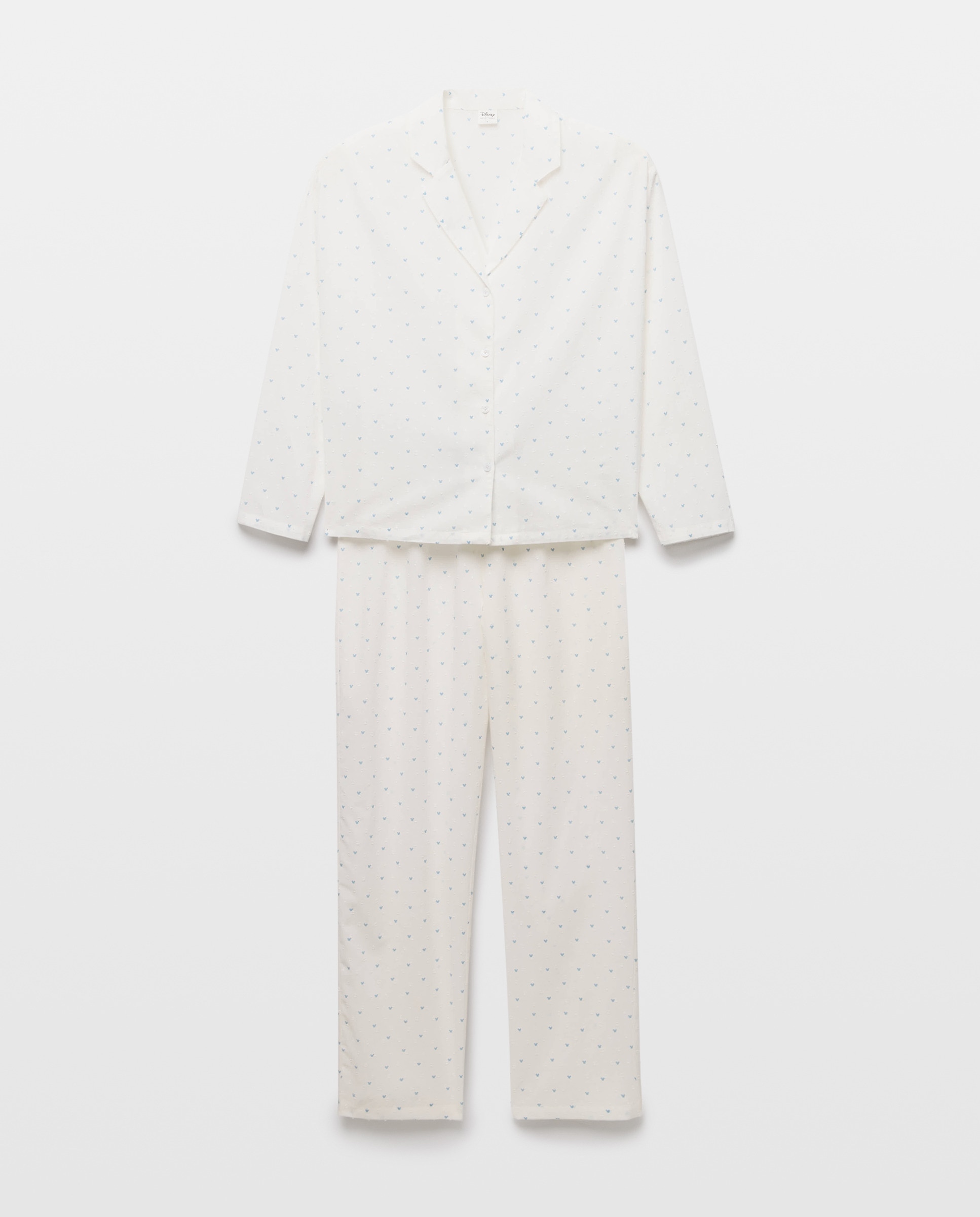 Pijama Completo Mickey Cabeças Branco-marfim-4