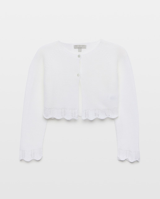 Imagem 0 de Casaco de Tricot Perlé de Cerimónia