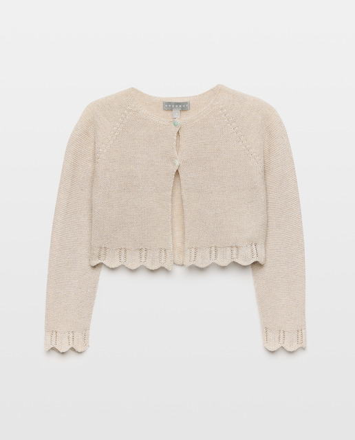 Imagem 0 de Casaco de Tricot Perlé de Cerimónia