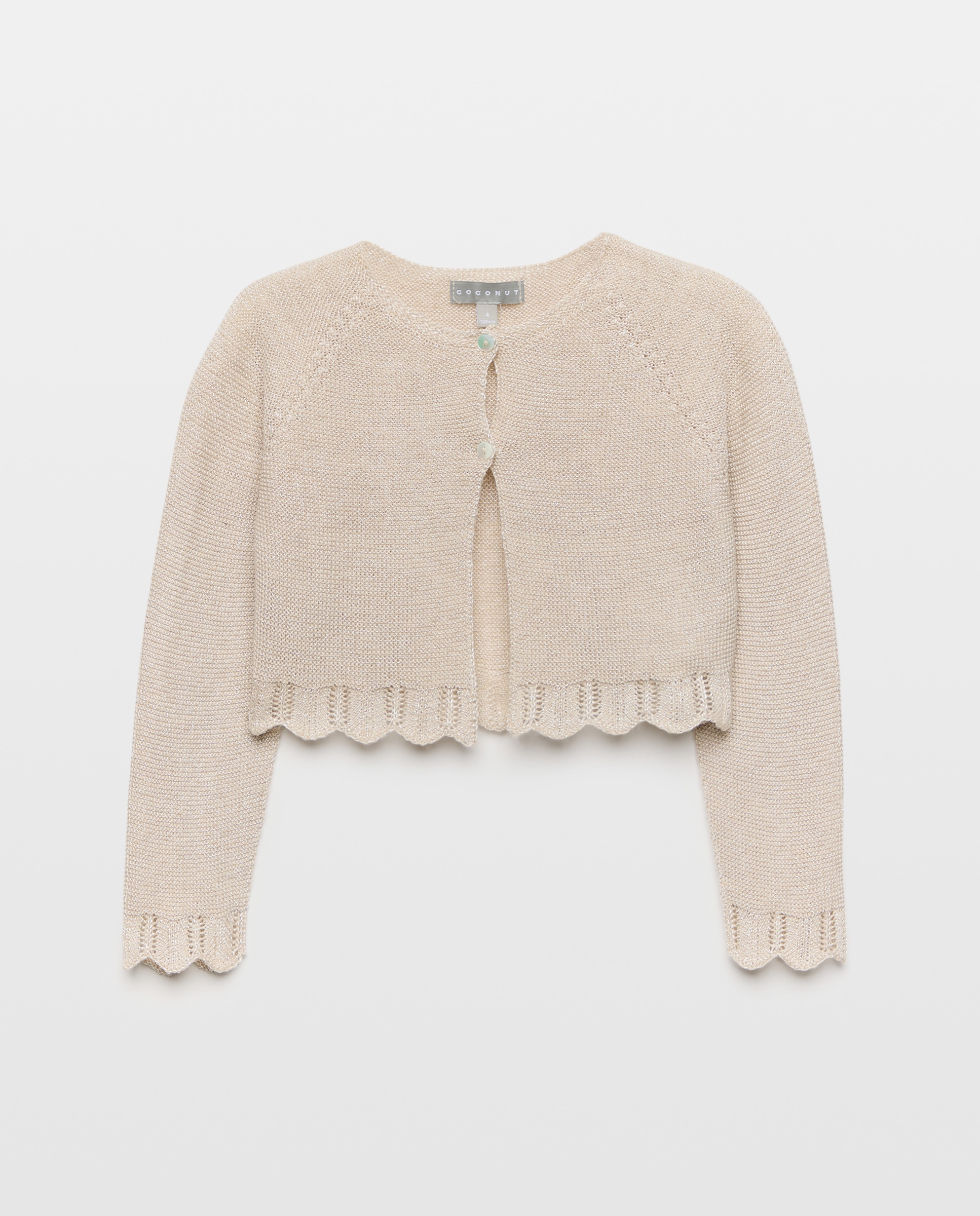 Casaco de Tricot Perlé de Cerimónia Torrado-1