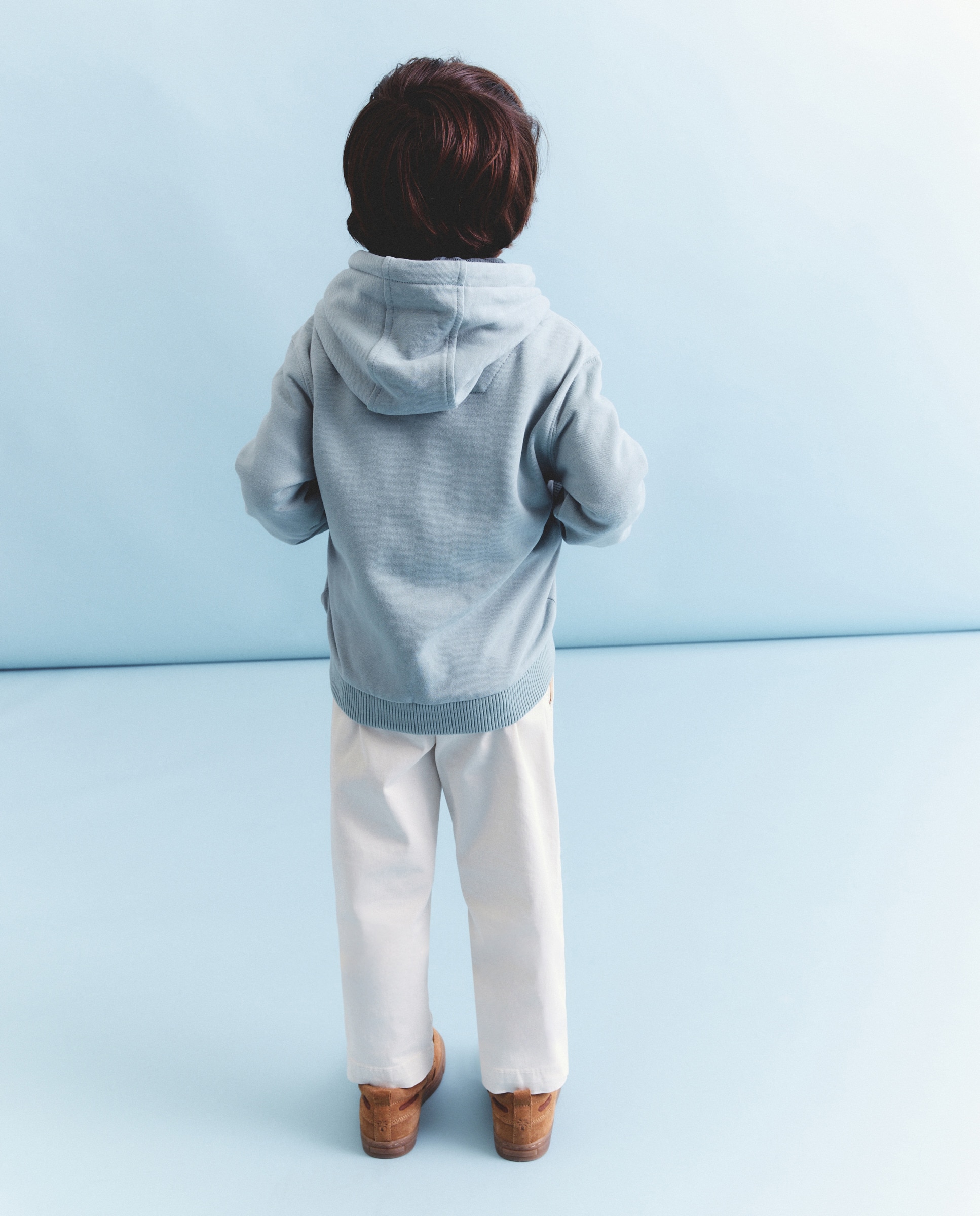 Sweatshirt com Capuz Waffle, Bolso Regular e Desenho de Urso Surf Coconut El Corte Inglés Sabão-3