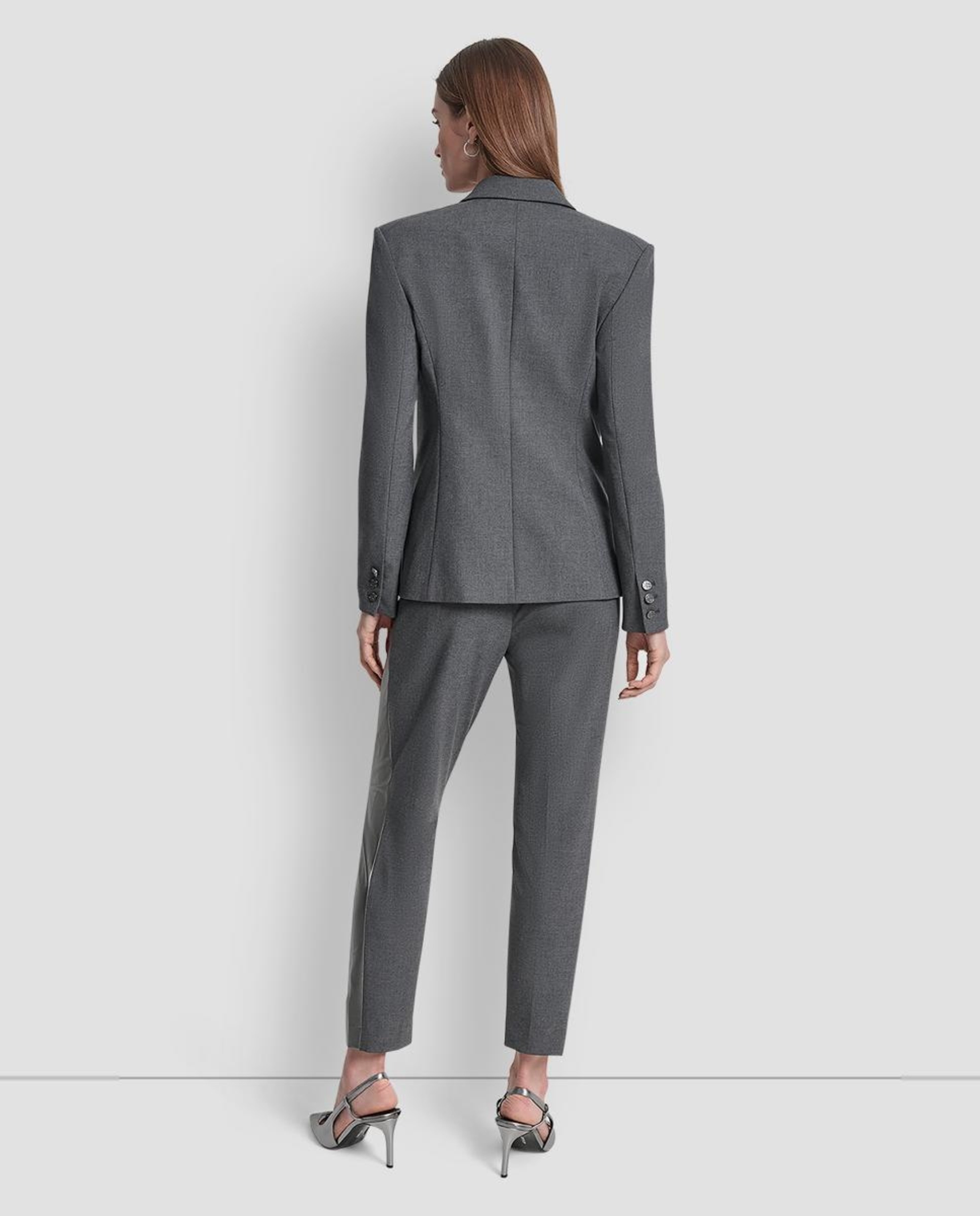 Casaco Tipo Blazer Cinzento-3