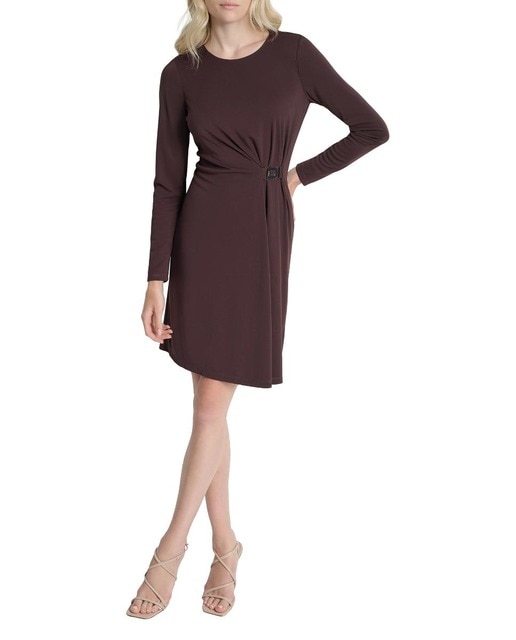 Imagem 0 de Vestido curto de manga comprida