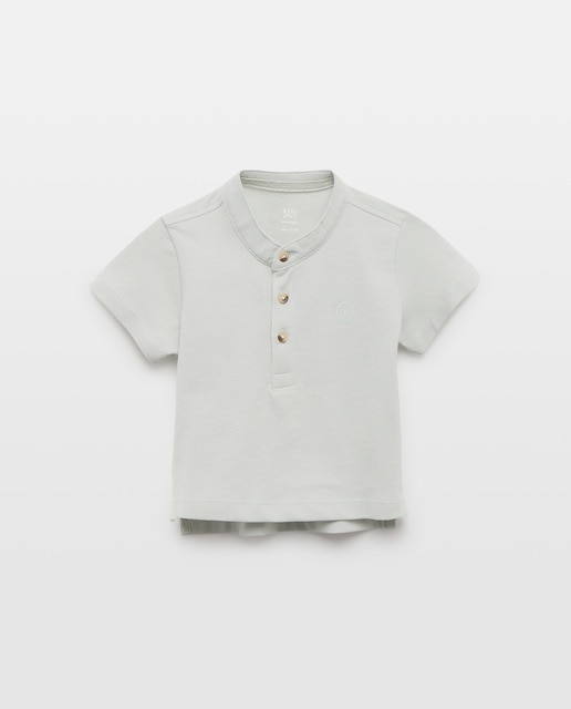 Imagem 0 de Polo Básico de Bebé com Manga Curta e Gola à Padre