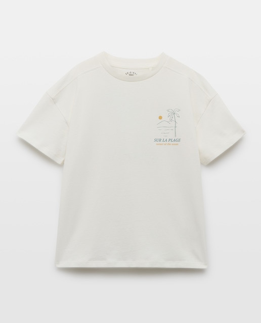 Imagen 0 de Camiseta de niño estampada manga corta