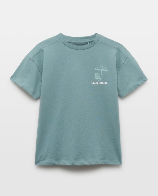 Imagen 0 de Camiseta de niño estampada manga corta