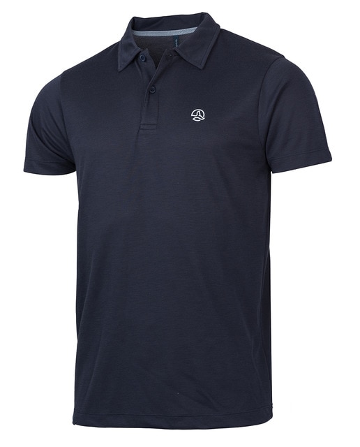 Imagen 0 de Polo de hombre manga corta con tejido reciclado