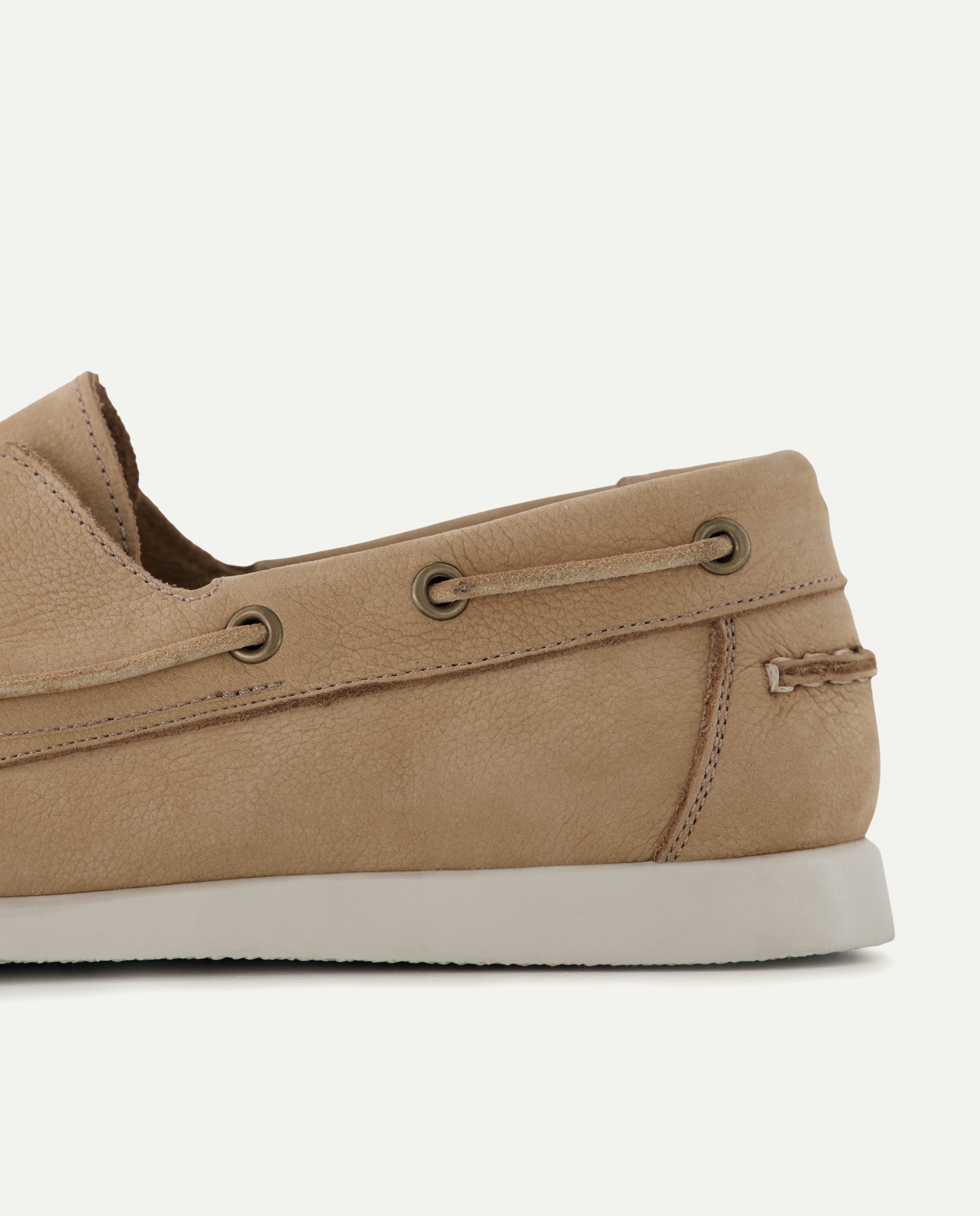 Náuticos em Pele com Sola de Borracha Couro-5