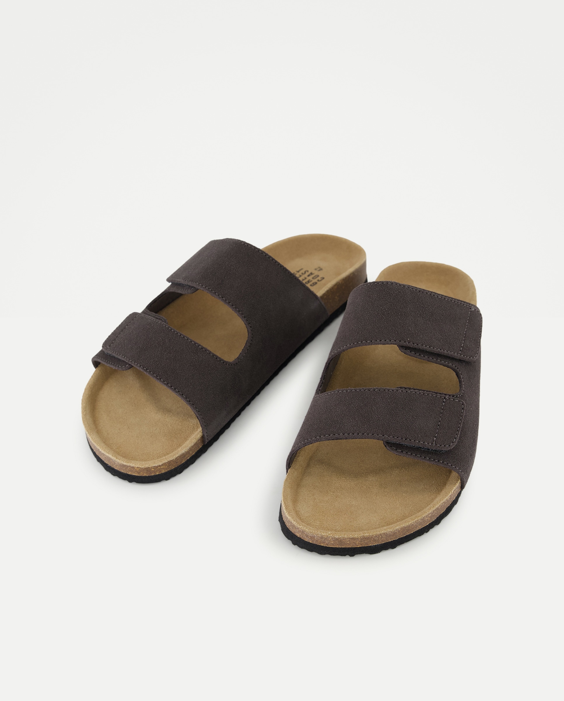 Sandálias com Velcro 820 Cinzento Médio-2