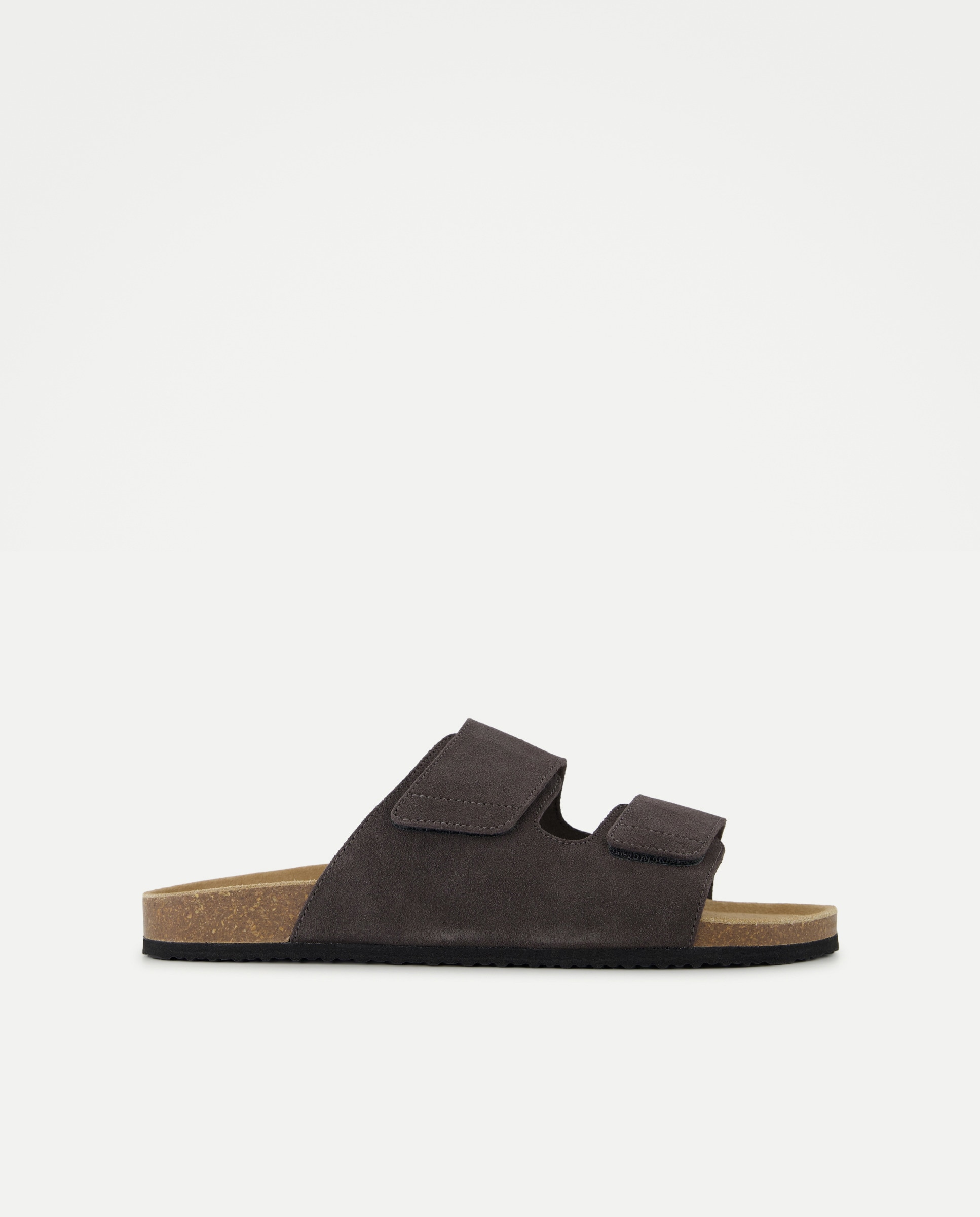 Sandálias com Velcro 820 Cinzento Médio-1