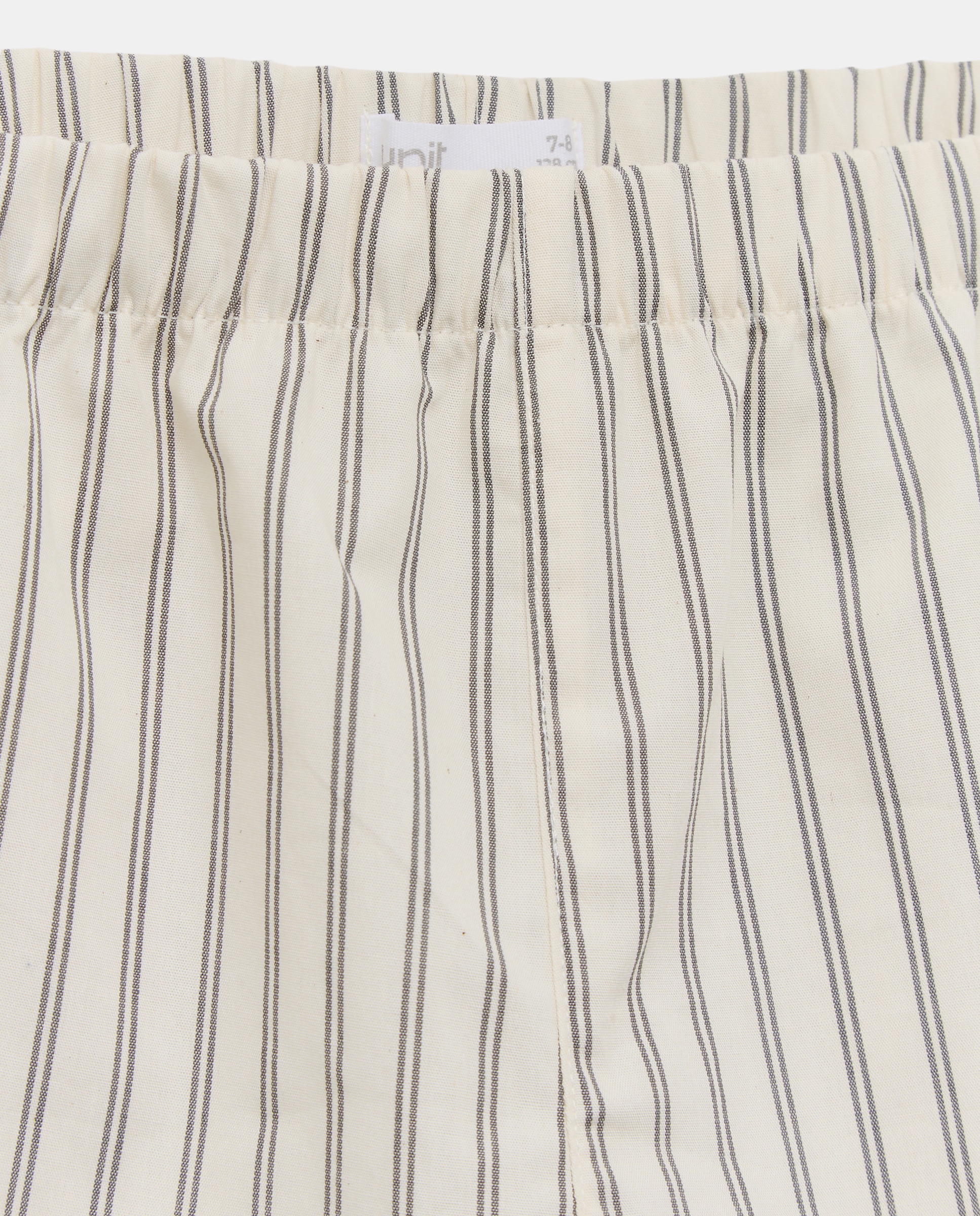 Pijama de niña de popelín corto 830 Antracita-3
