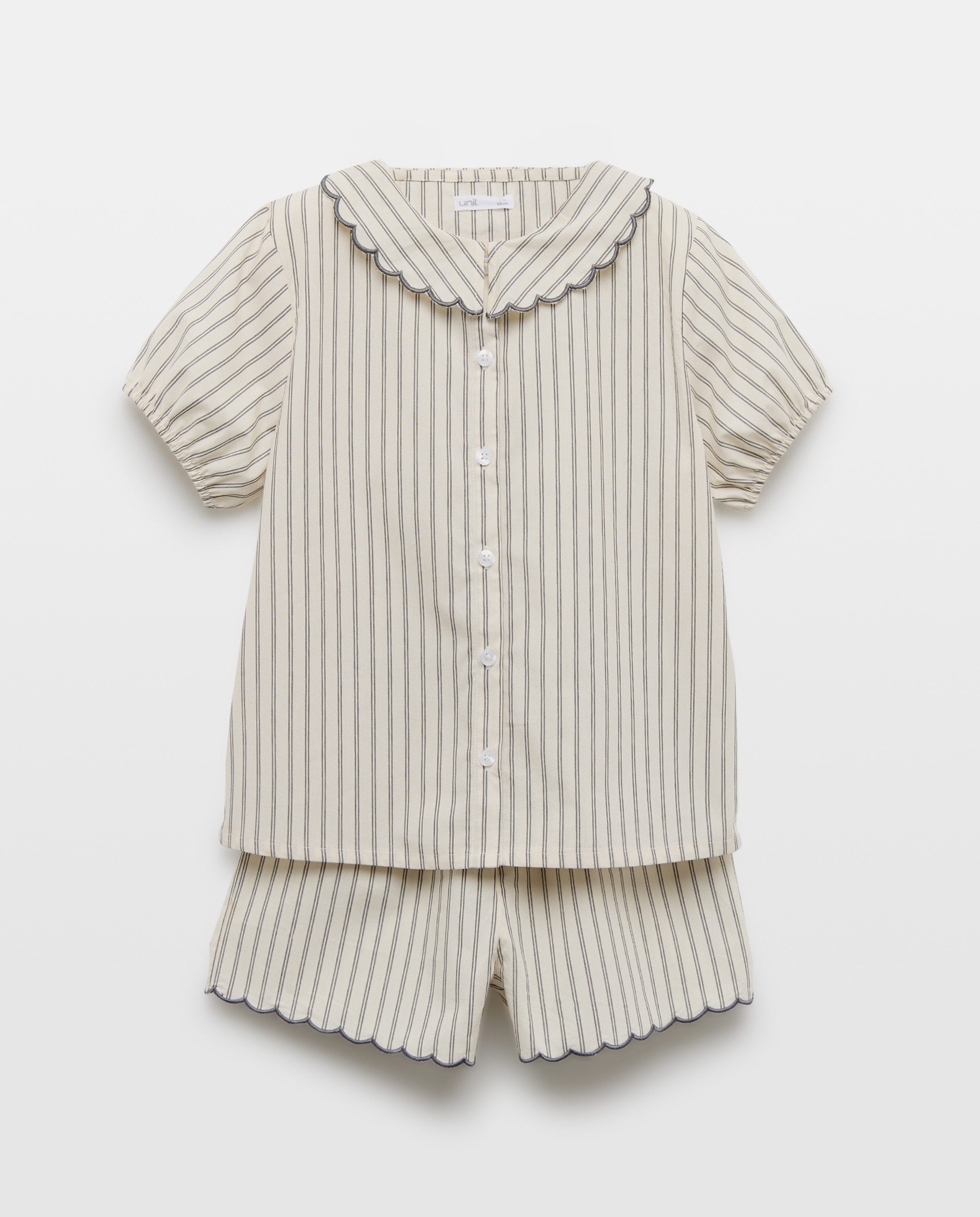 Imagen 0 de Pijama de niña de popelín corto