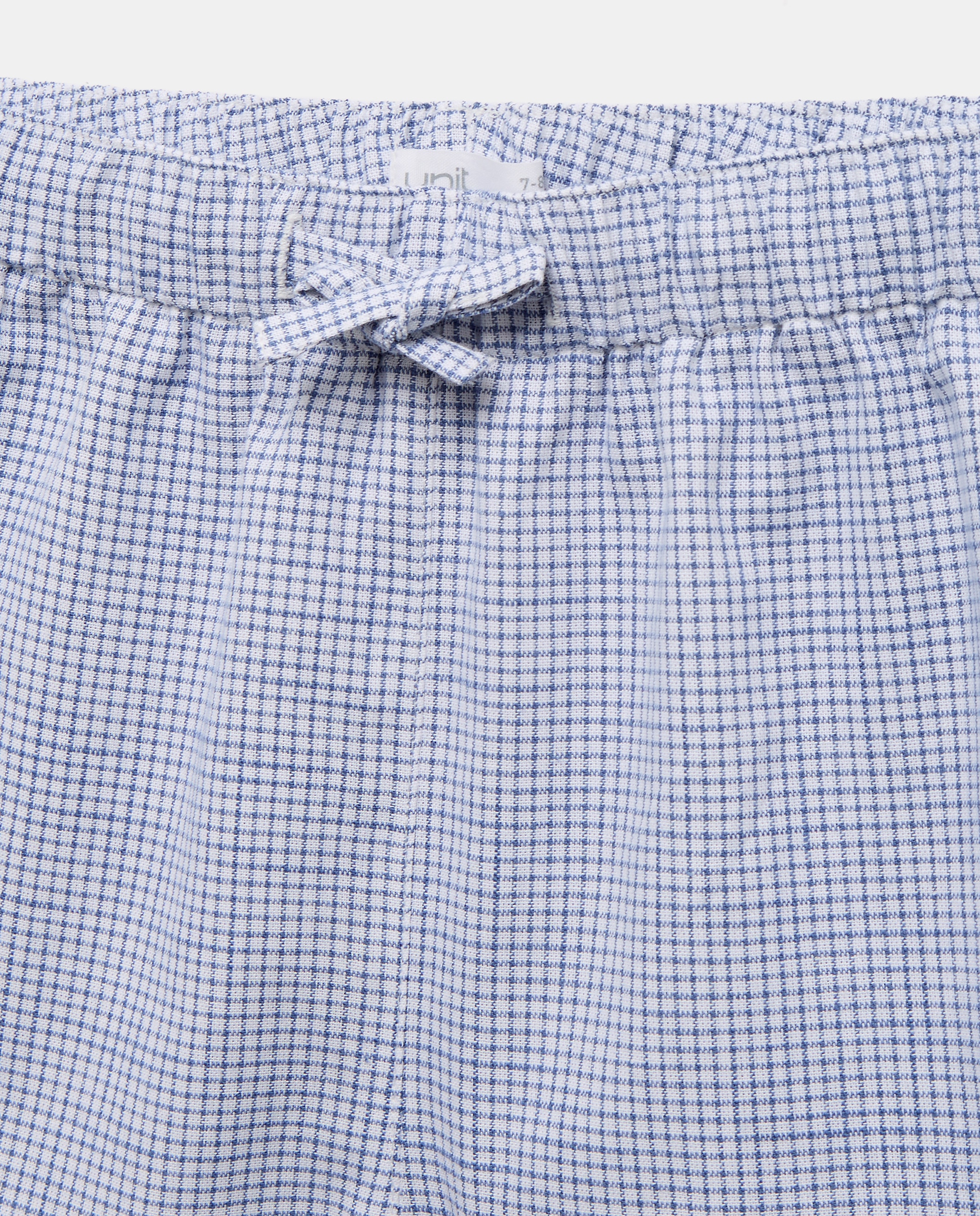 Pijama de niño de popelin corto 400 Azul-3