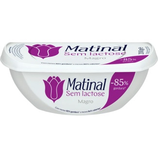 Manteiga com Sal Magra sem Lactose embalagem 200 g - Matinal