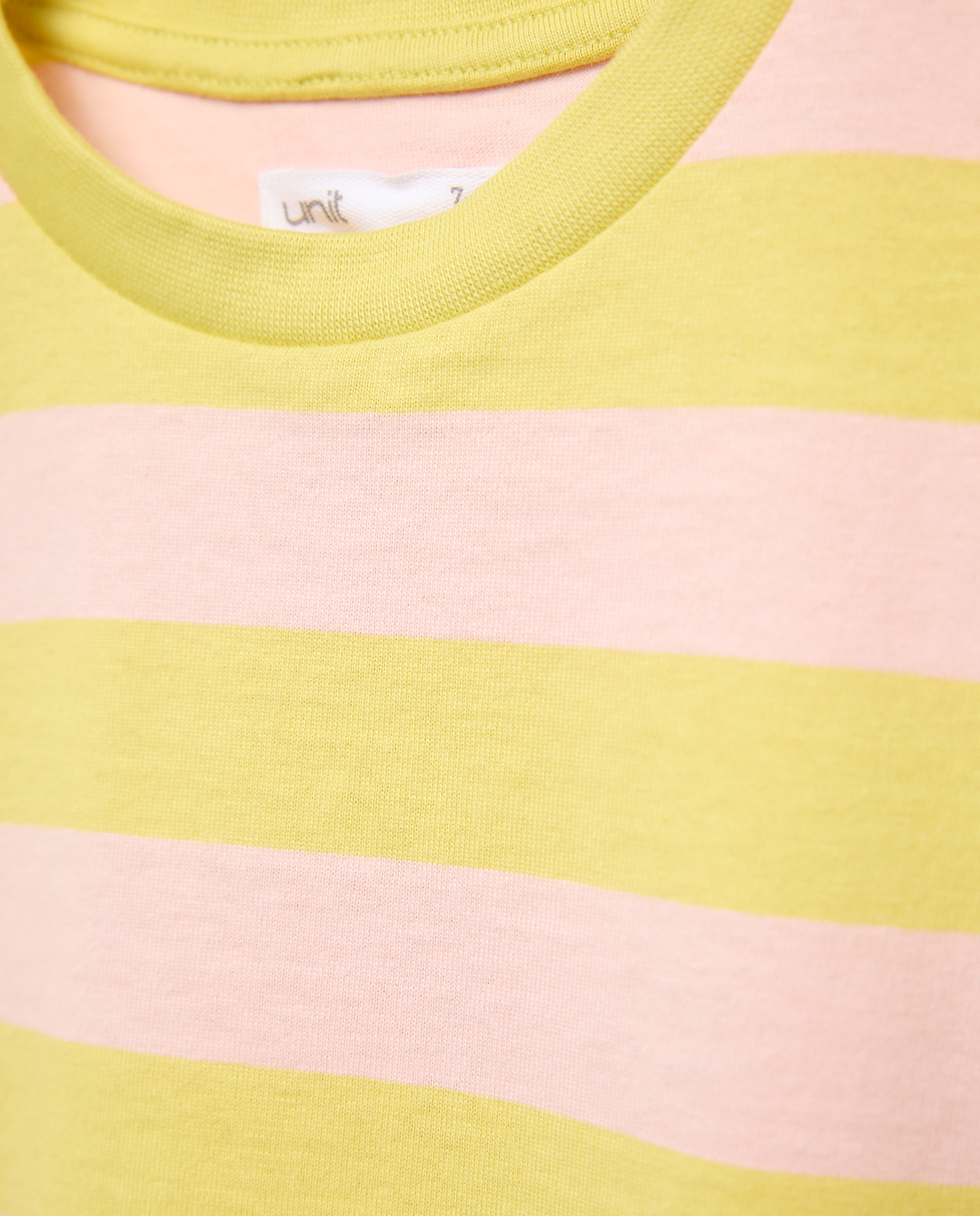 Camiseta niña de punto rayas 260 Salmón-3