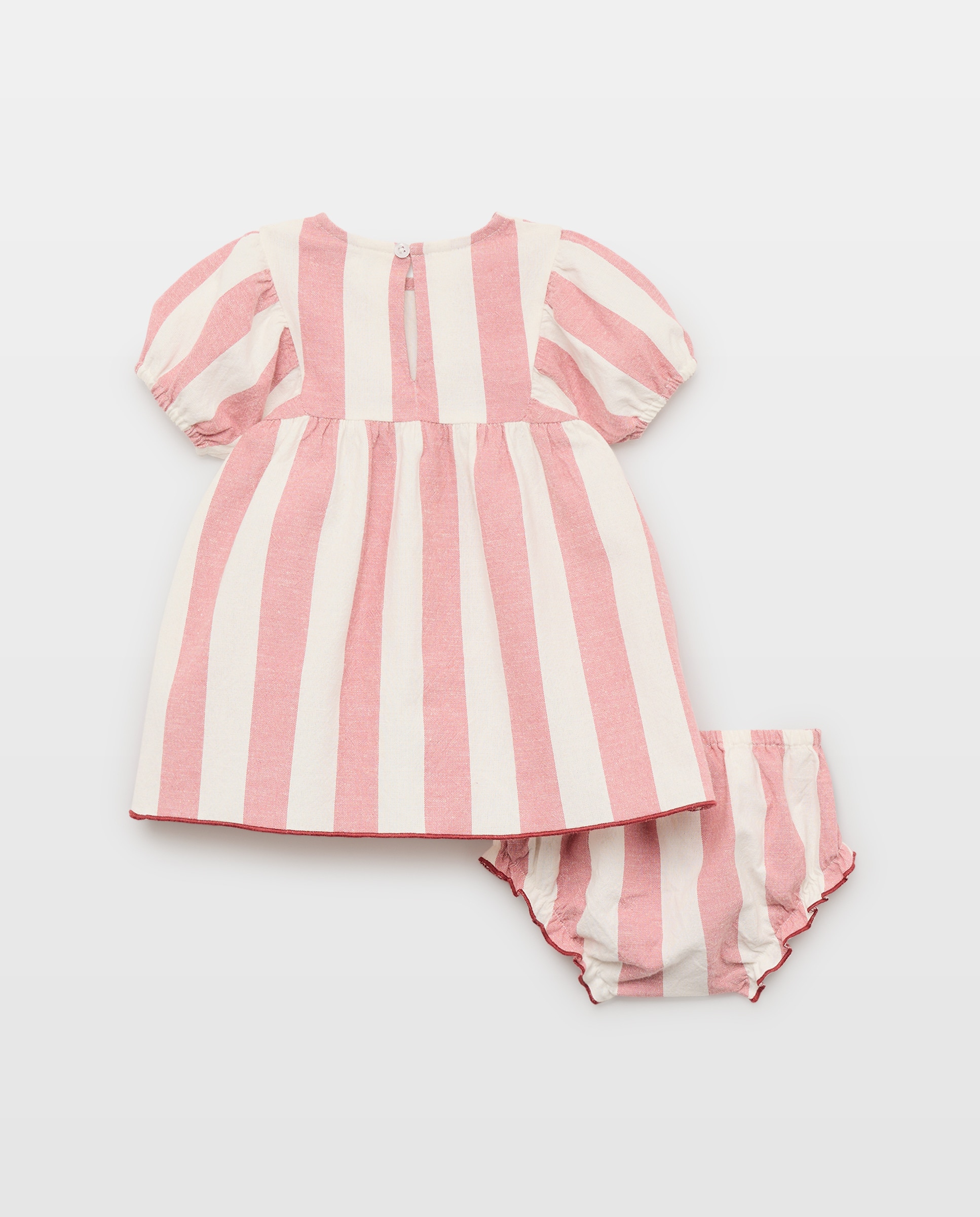Vestido niña estampado family 200 Rosa-2