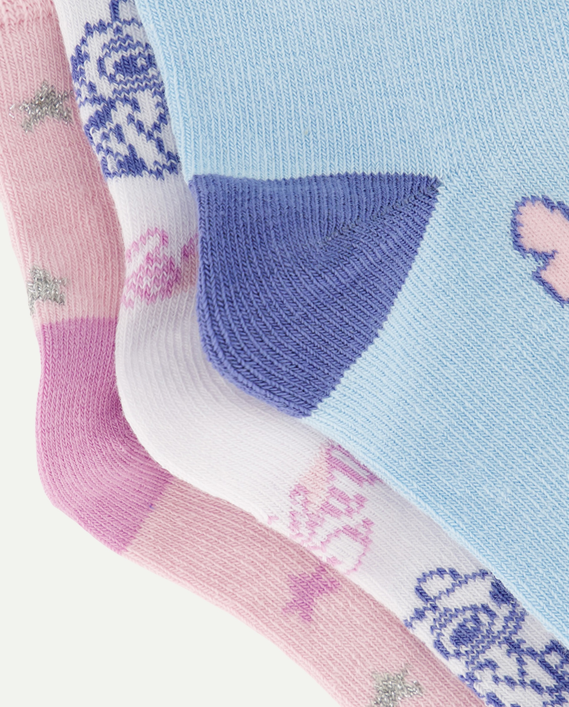 Pack de 3 Pares de Meias pelo Tornozelo com Estampado Lilo & Stitch Multicolor-2