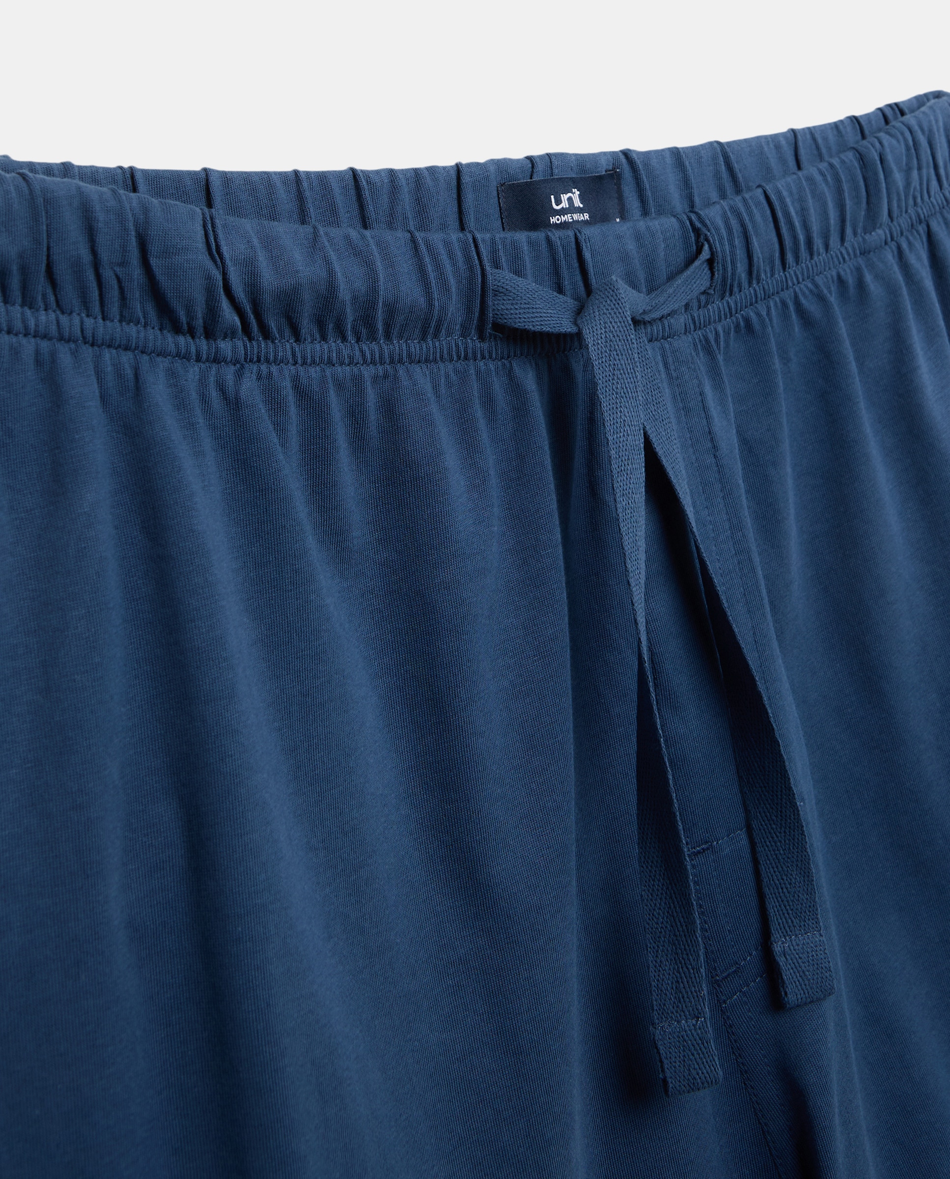 Pantalon corto punto algodón con bolsillos 430 Azul oscuro-5