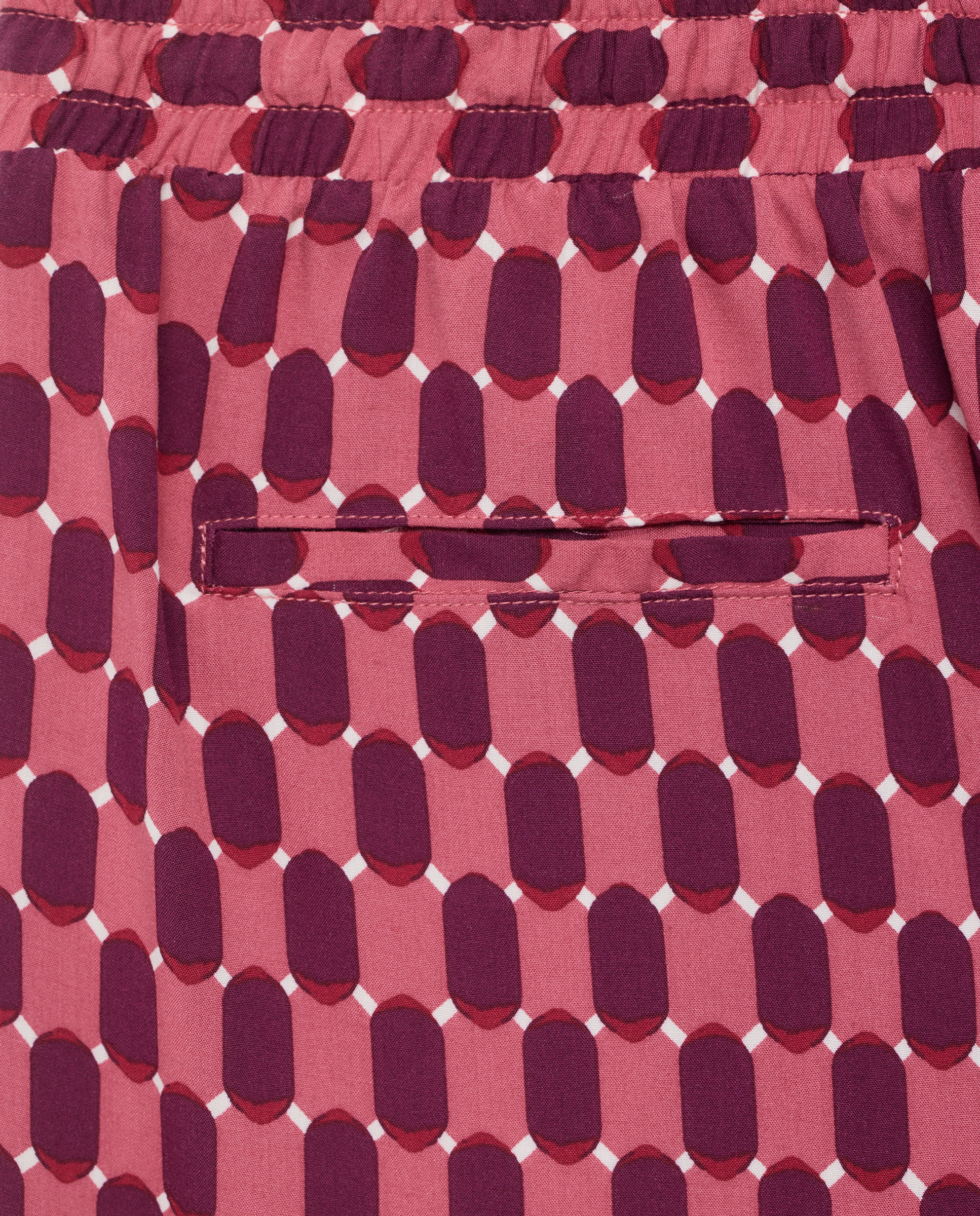 Pantalón de mujer estampado Rosa-5