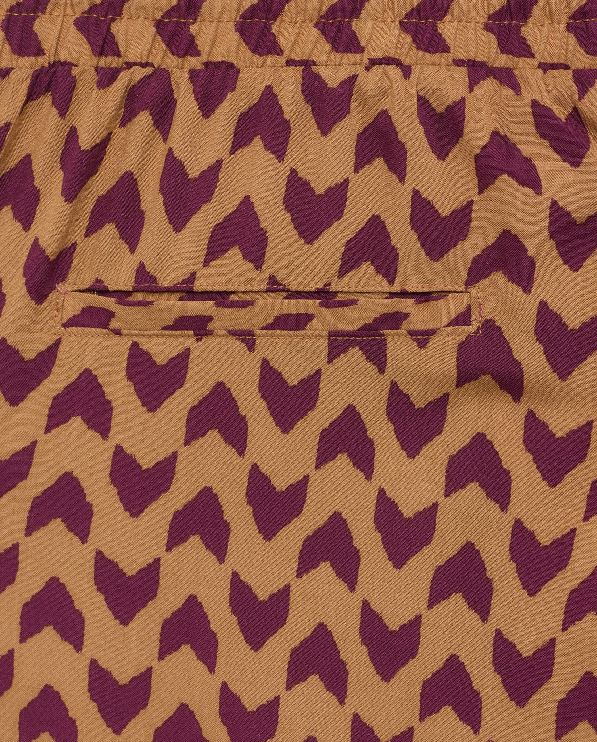 Pantalón de mujer estampado Multicolor-4