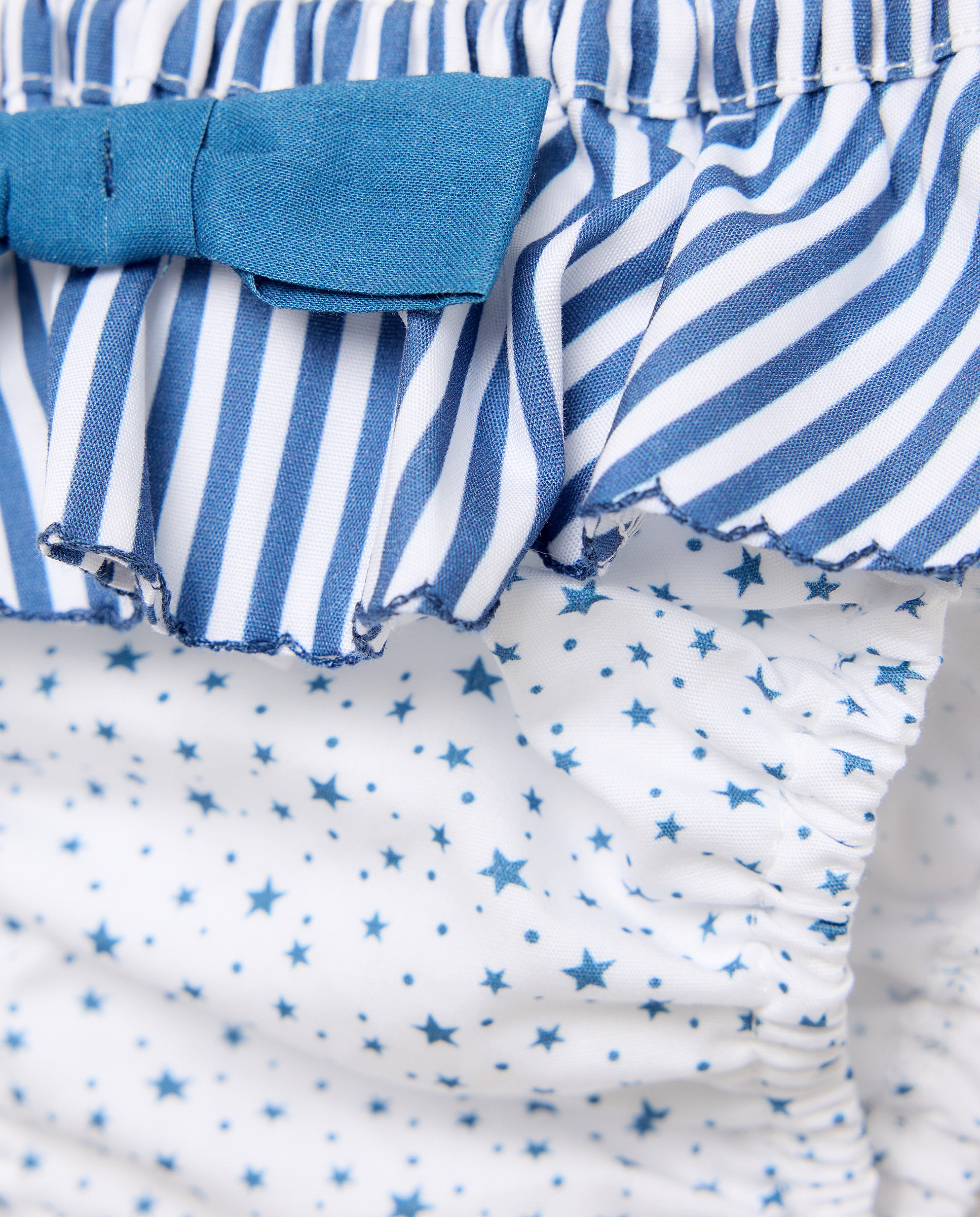 Conjunto de Bebé em Algodão Azul-marinho-3