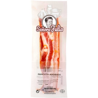 panceta adobada sin gluten sin lactosa envase 250 g - Señora Julia