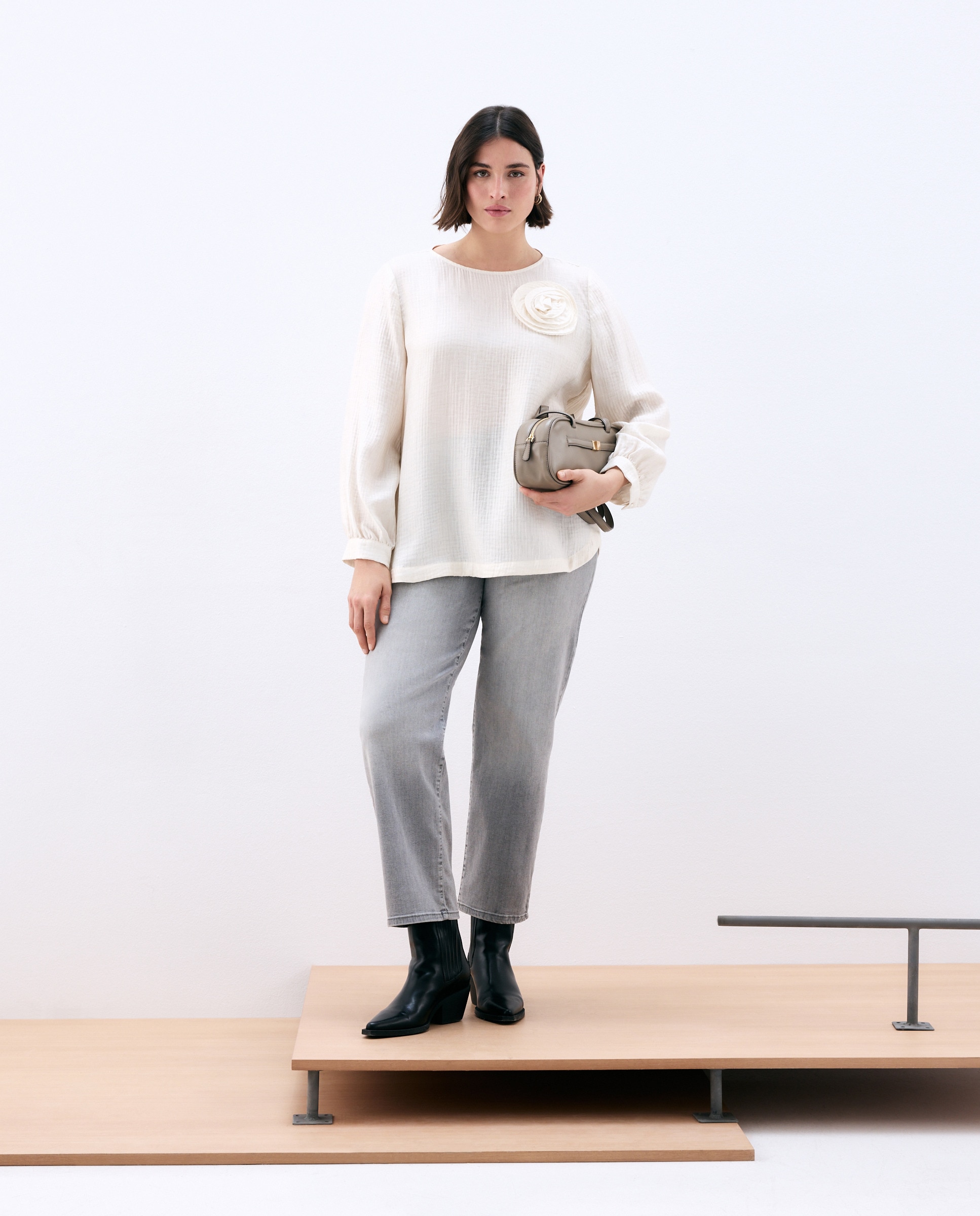 Imagem 0 de Camisa de Manga Comprida com Estampado Floral