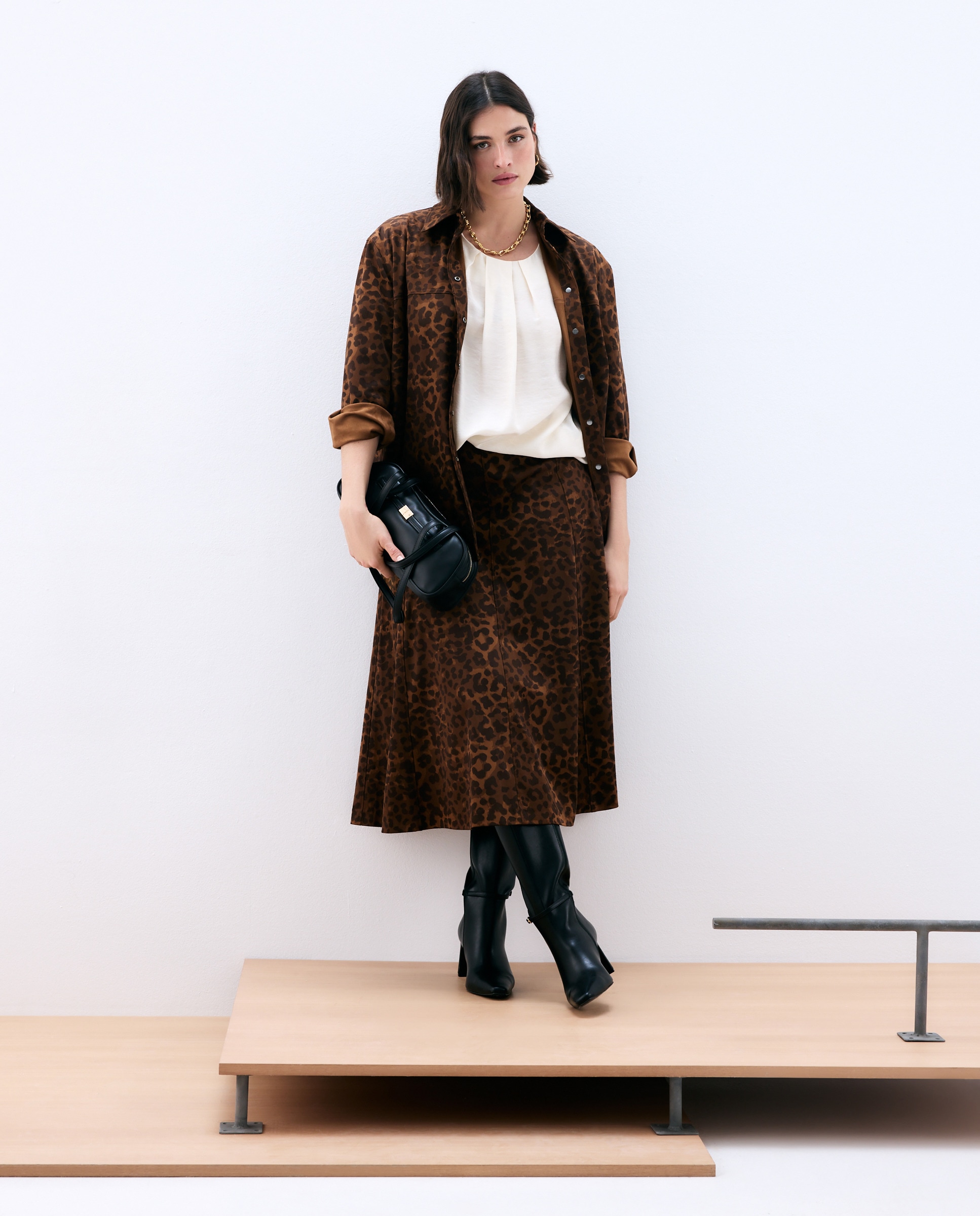 Blusa Lisa de Manga Comprida 120 Cru-1