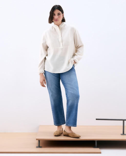 Imagem 0 de Blusa Lisa de Manga Comprida