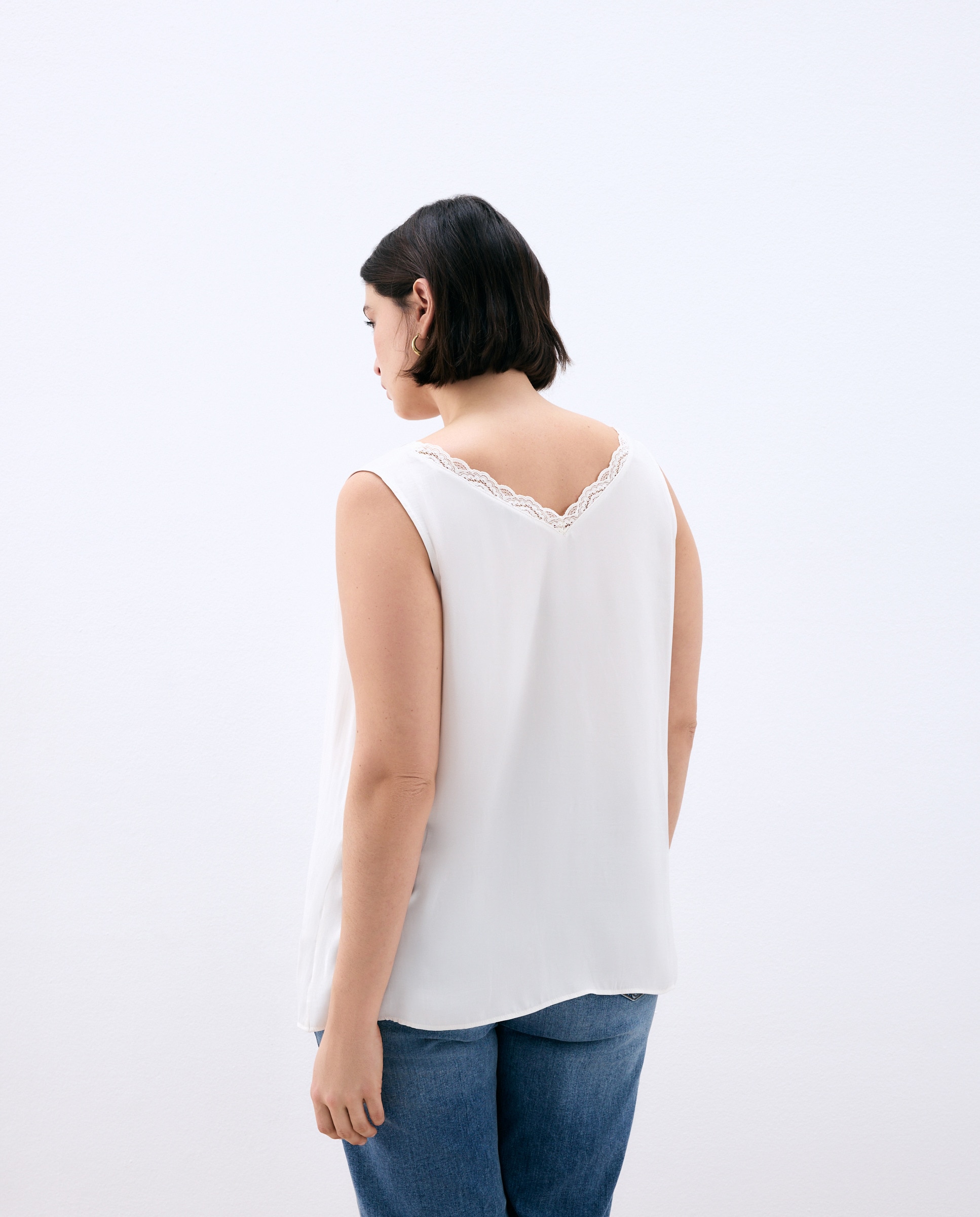 Top rendilhado de mulher 120 Cru-4